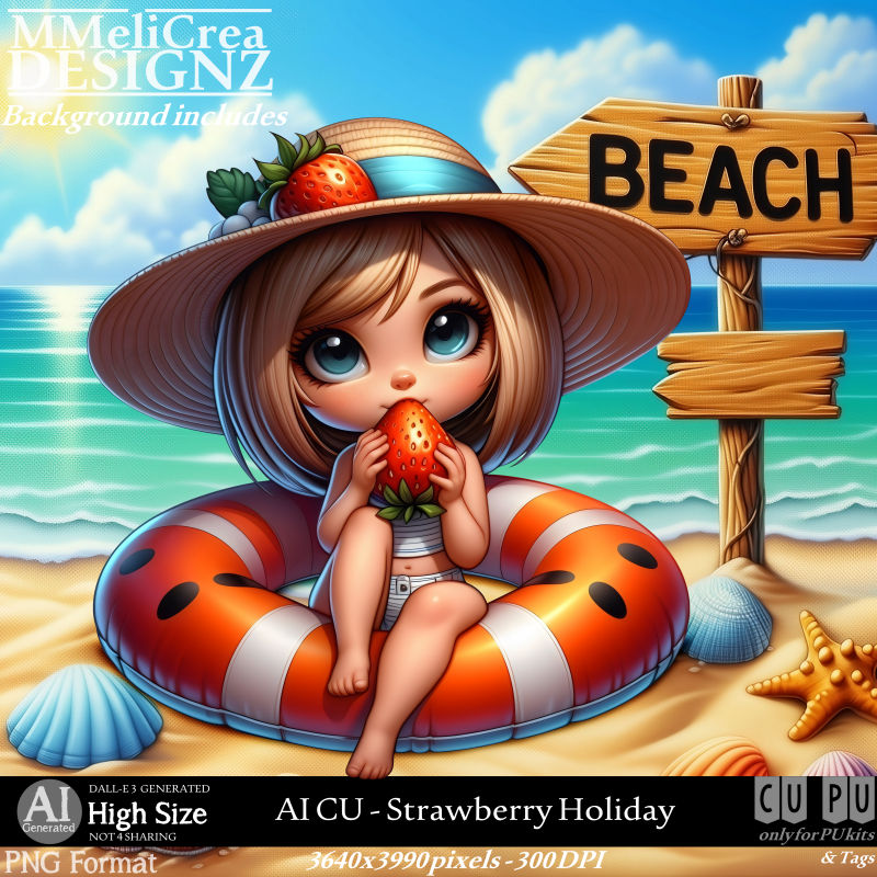 (image for) AI - CU Strawberry Holiday (CU4PU/PNG)